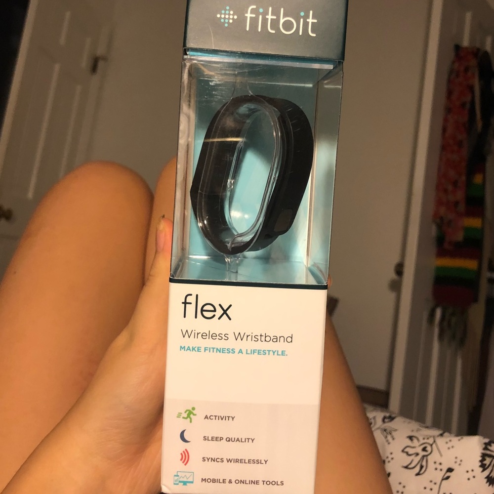 Black Fitbit Flex with Small & Large Bands